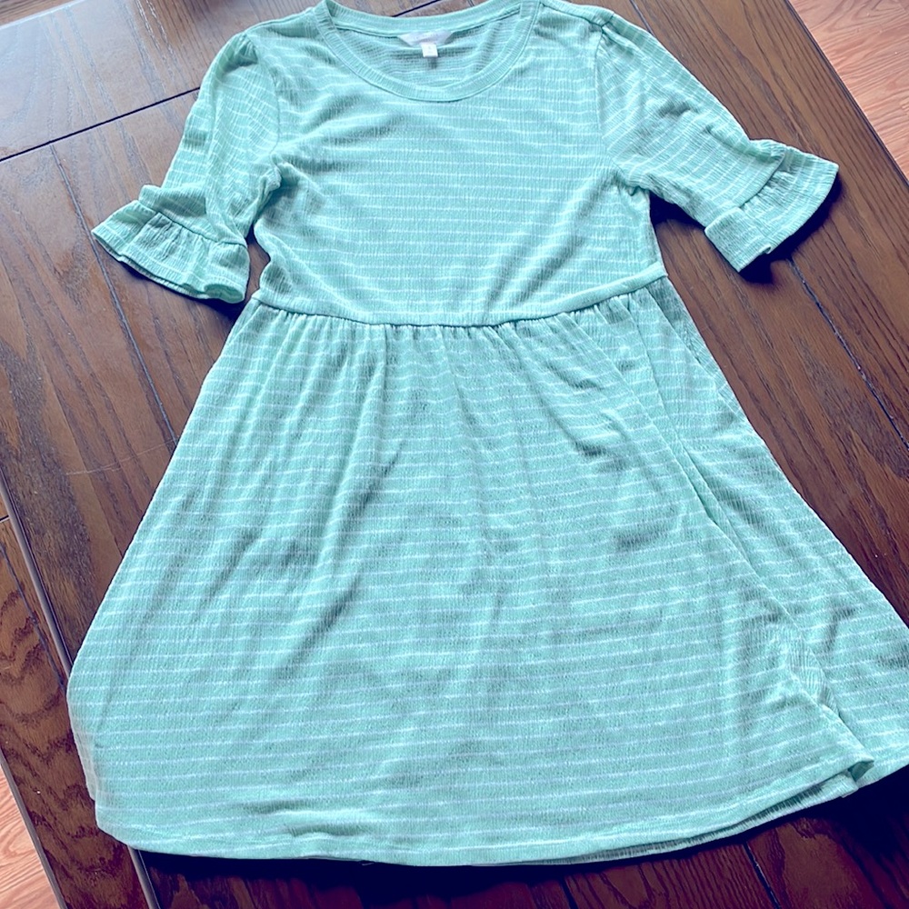 Women's LC Lauren Conrad Ruffle Sleeve Fit & Flare Dress